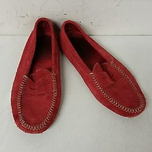 Tod's Red Leather Shoes Size 7